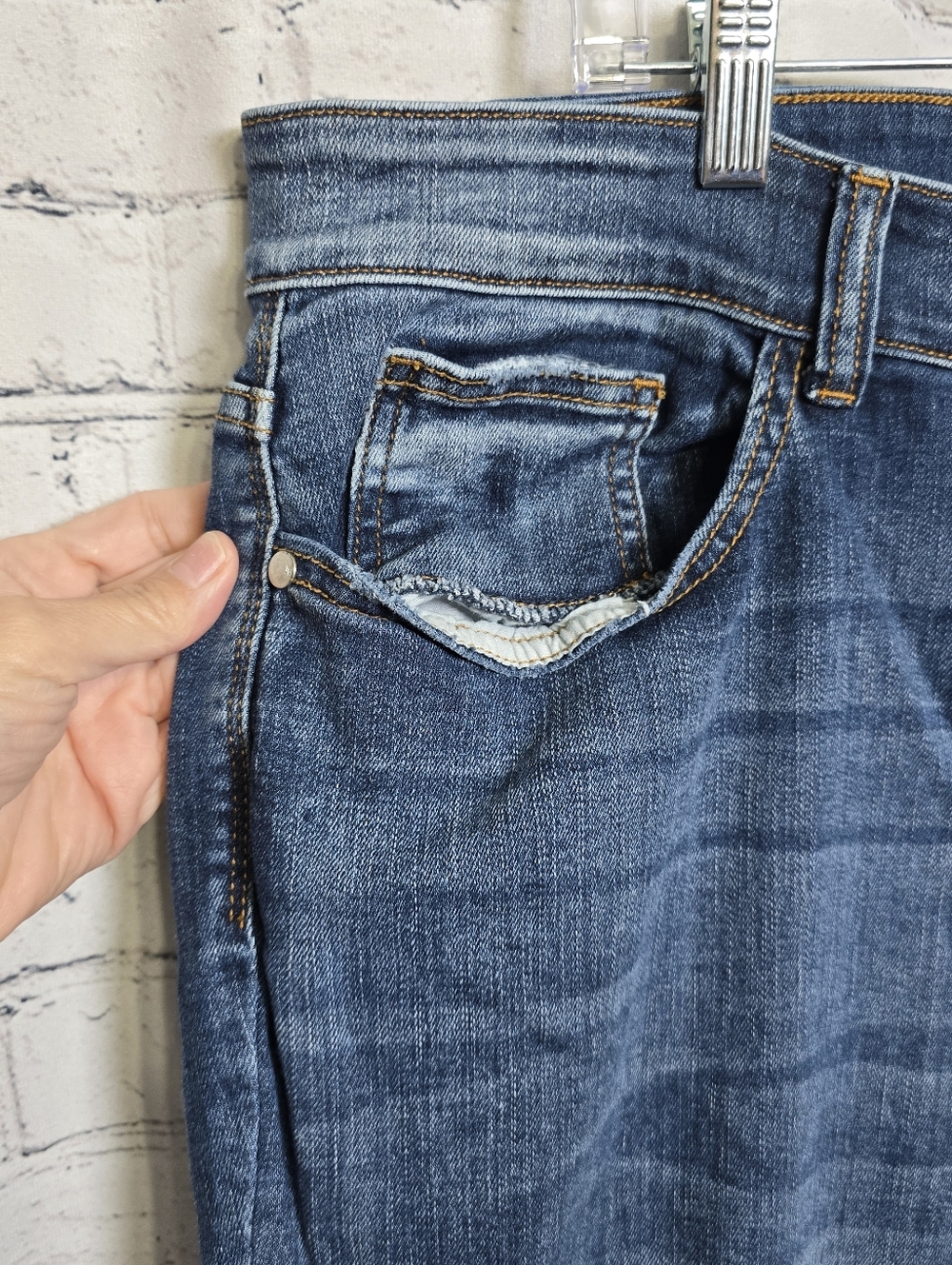 Judy Blue Skinny Fit Raw Hem Ankle Jeans Size 20W - Picture 2 of 10